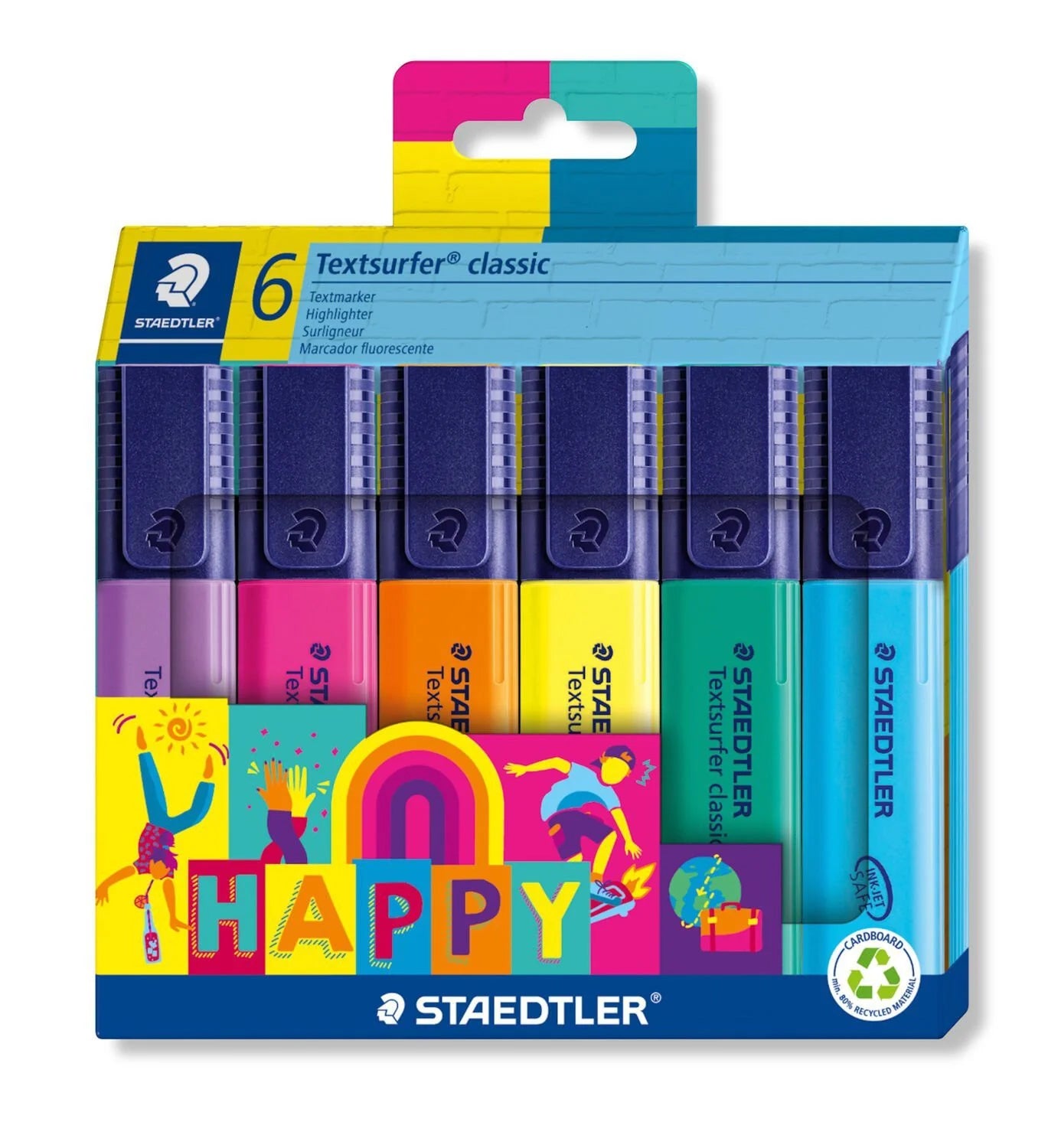 TEKSTMARKER STAEDTLER 364 C6 TEXTSURFER HAPPY 6/1