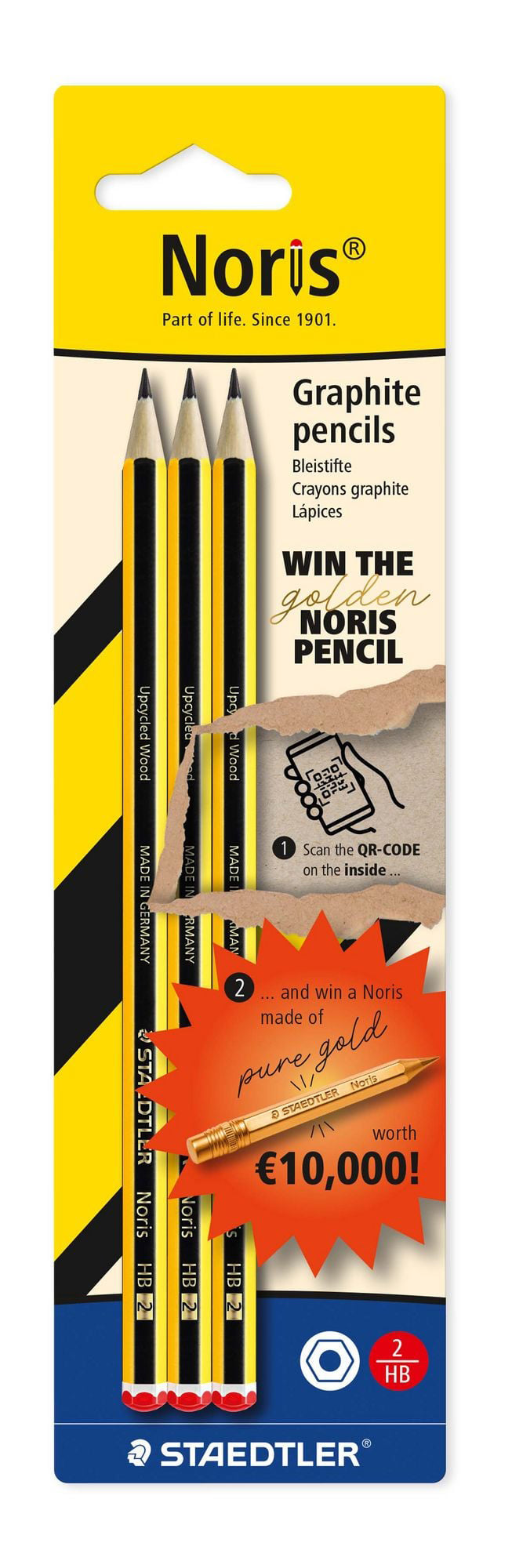 SVINČNIK STAEDTLER 120-HB WIN THE GOLDEN NORIS 3/1