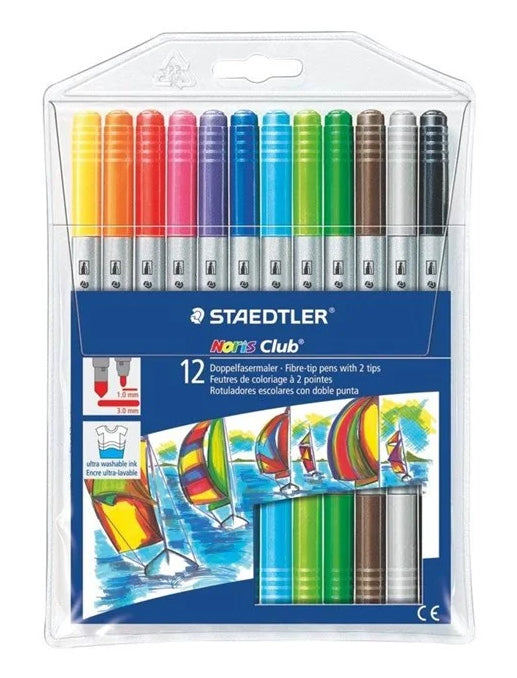 FLOMASTRI STAEDTLER 320 NWP12 NORIS CLUB TWIN 12/1