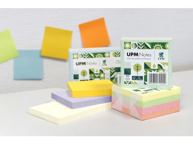 BLOK SAM.UPM 5654-20PG-3 75X75/3X100 PASTEL EKO