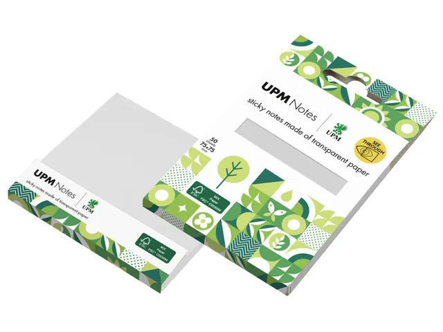 BLOK SAM.UPM 5654-00 75X75/50 TRANSPARENT 1/18