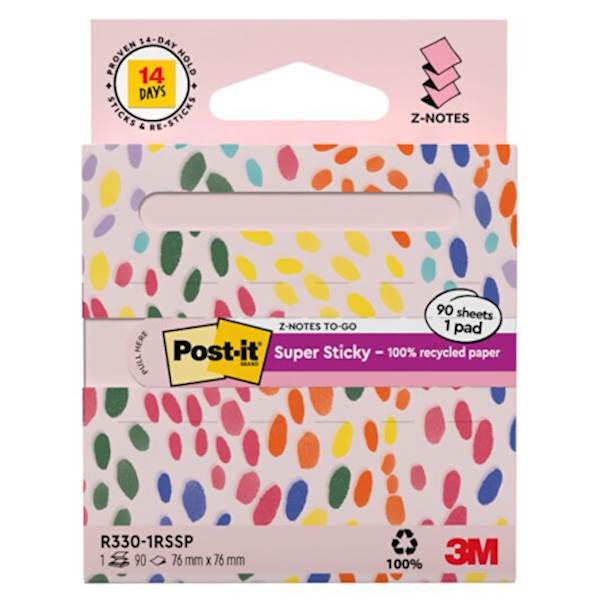 BLOK SAM.3M POST-IT R-330RSSP Z 76X76 PASTEL PINK