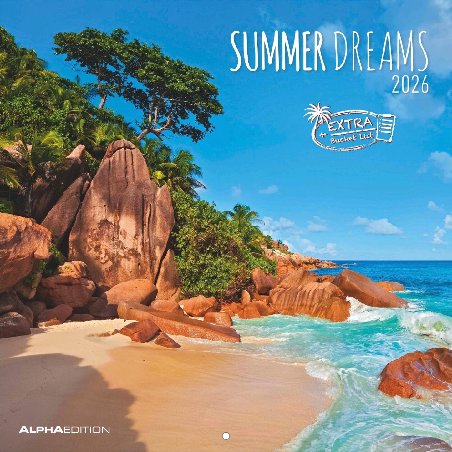 Koledar SUMMER DREAMS 2026, 30x30 cm