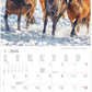 Koledar HORSES 2026, 30x30 cm