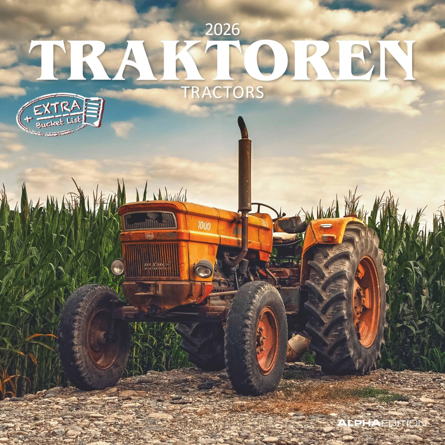Koledar TRACTORS 2026, 30x30 cm