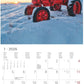 Koledar TRACTORS 2026, 30x30 cm