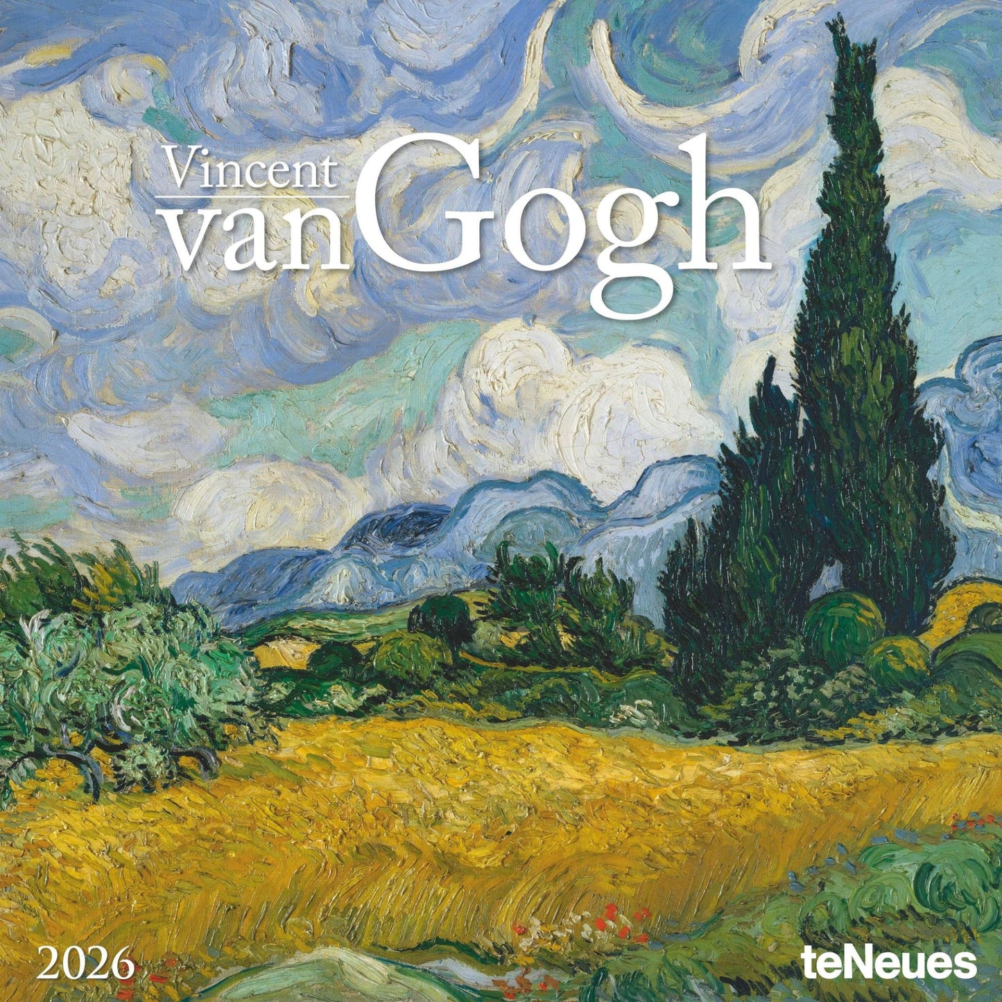 Koledar VINCENT VAN GOGH 2026, 30x30 cm
