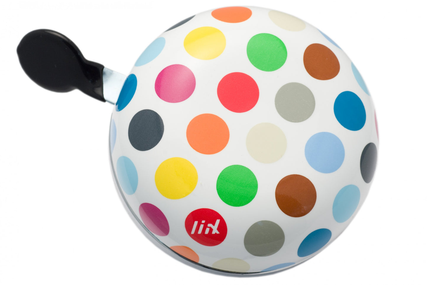 Zvonec za kolo COLOUR LIIX XXL, Polka Dots, bel