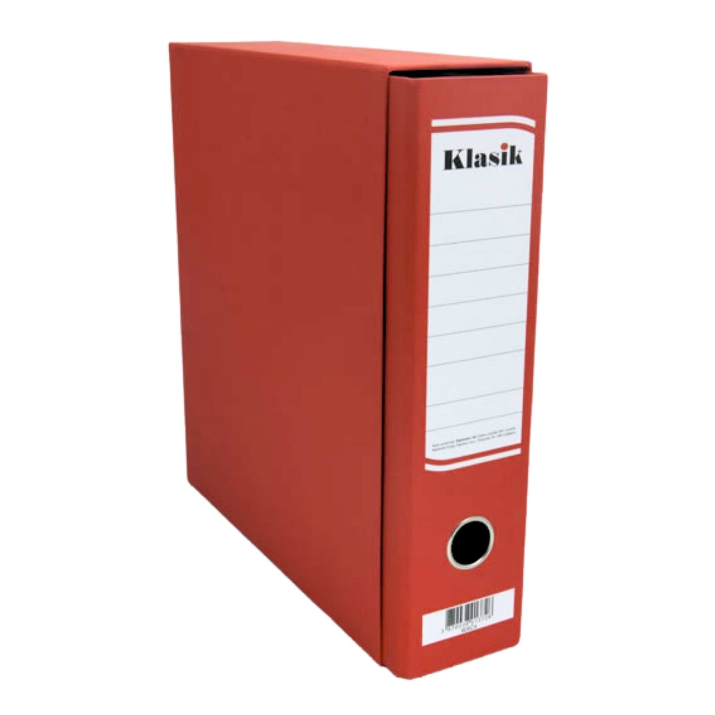 Registrator v škatli Klasik, A4/80mm, rdeč