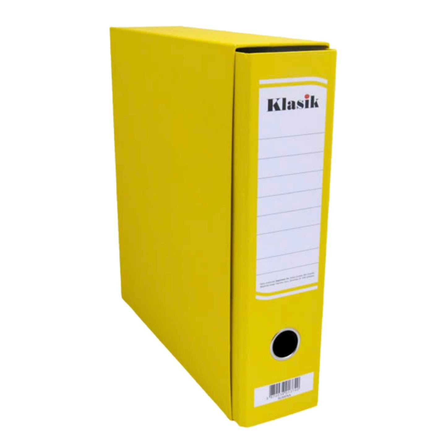Registrator v škatli Klasik, A4/80mm, rumen