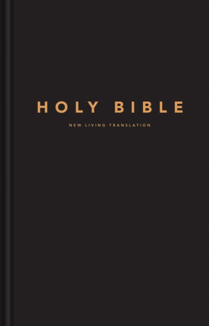 NLT Large Print Pew Bible, Black