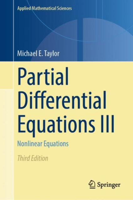 Partial Differential Equations III