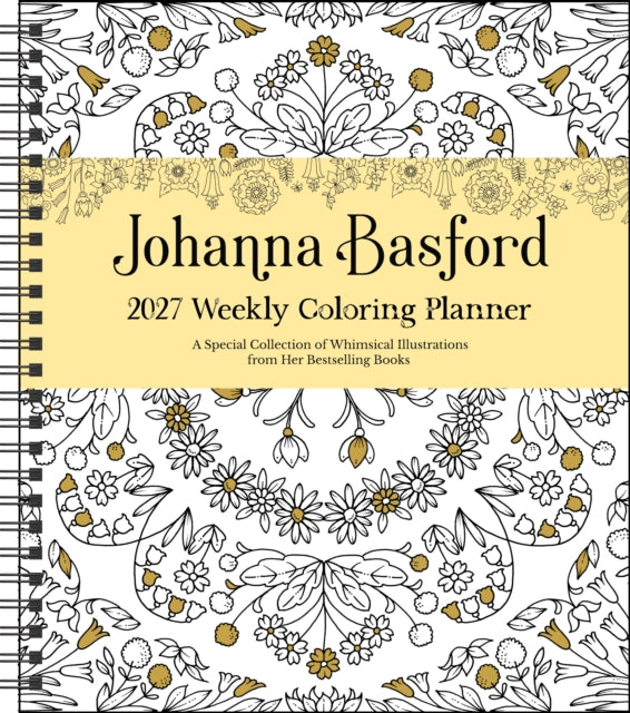 Johanna Basford 2027 Weekly Coloring Calendar