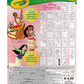 Pobarvanka z nalogami + flomastri Crayola, Disney Princess