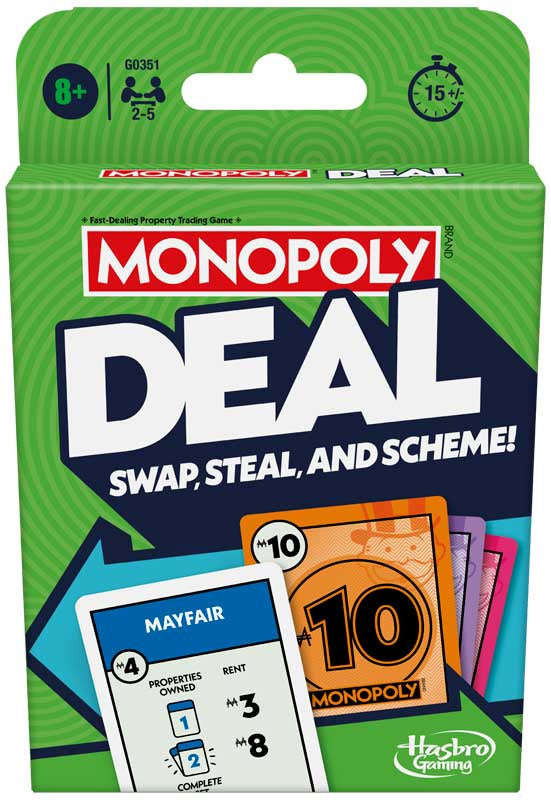 Družabna igra, Monopoly deal karte-angleška verzija