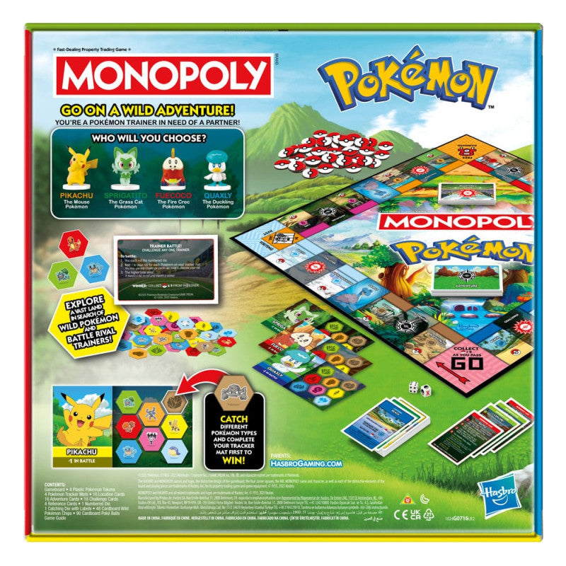 Družabna igra Monopoly Pokémon – angleška izdaja