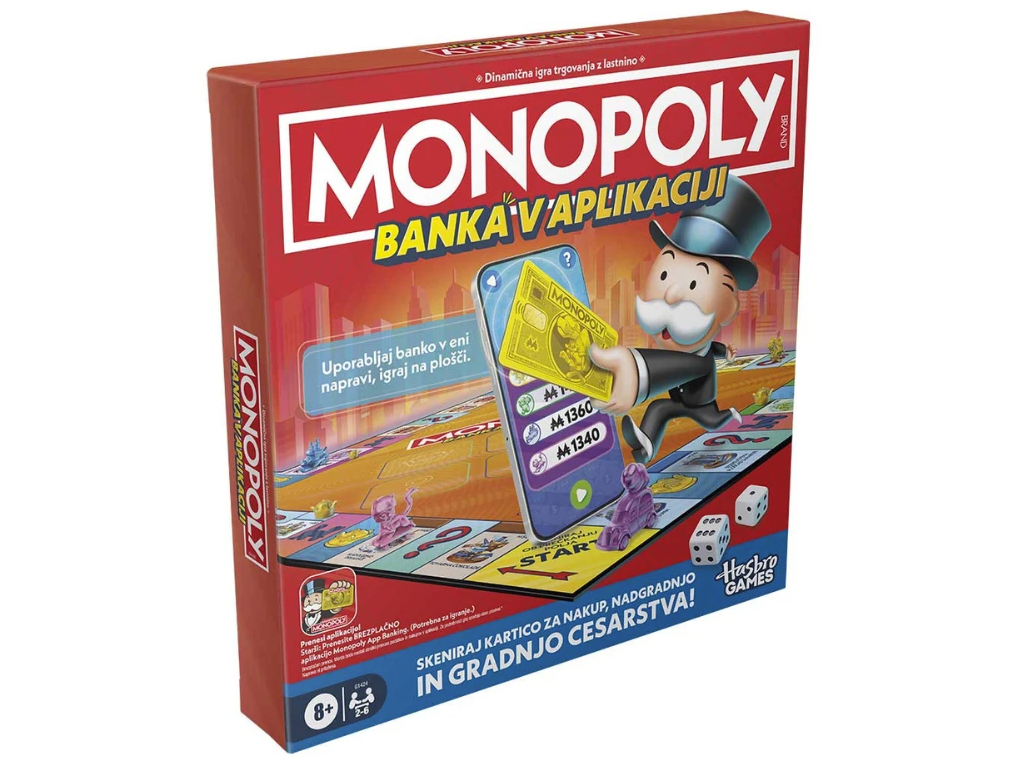 Družabna igra, Monopoly Banka v aplikaciji