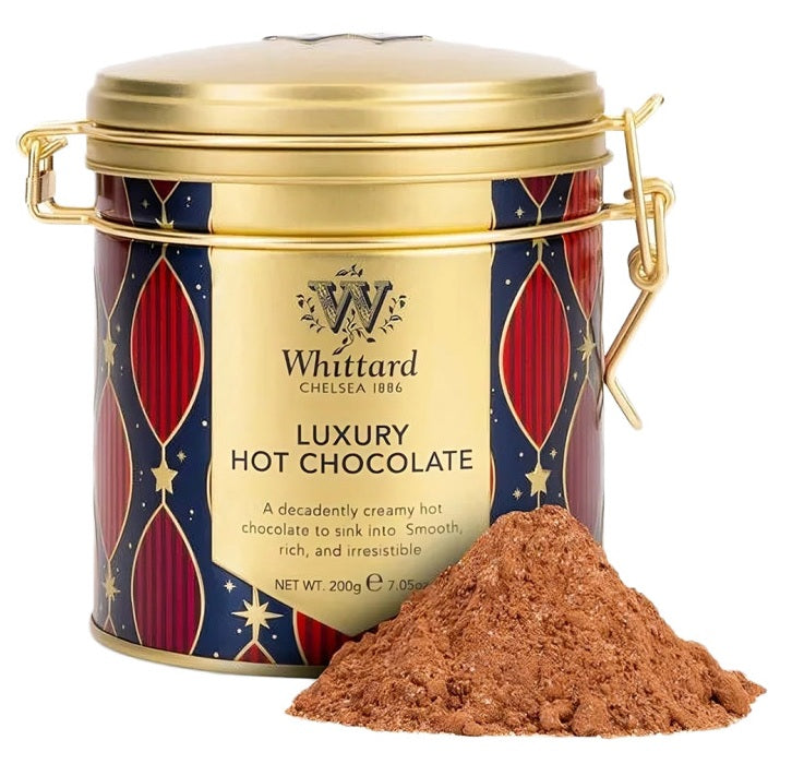 Vroča čokolada Luxury v praznični pločevinki, 200 g