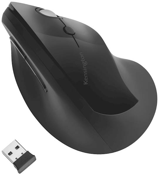 Brezžična miška Kensington Pro Fit Vertical, črna