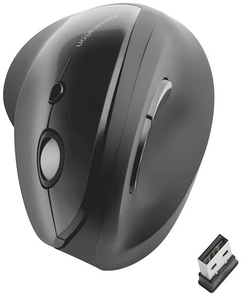 Brezžična miška Kensington Pro Fit Vertical, črna