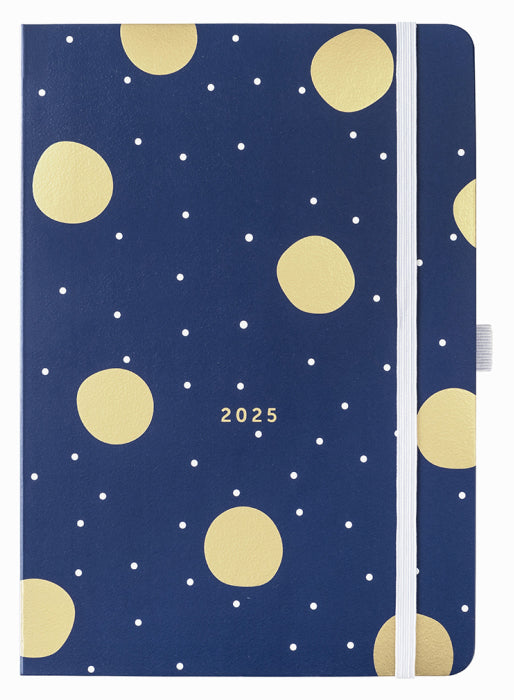 Planer A5 2025, dnevni, Navy Spot