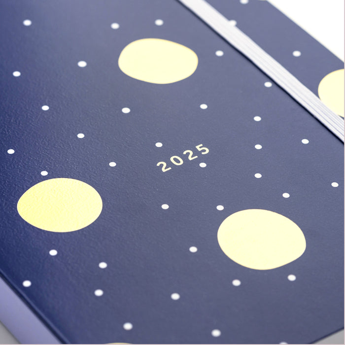 Planer A5 2025, dnevni, Navy Spot