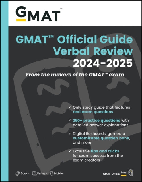 GMAT Official Guide Verbal Review 2024-2025: Book + Online Question Bank