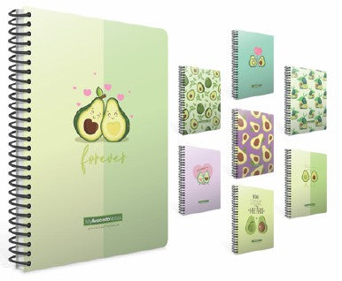 Zvezek A4 Gipta Avocado Notes, črtani, sortirano