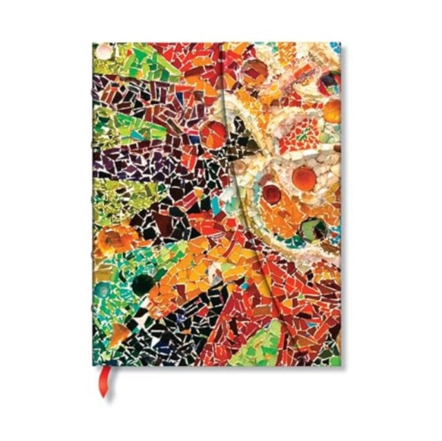 Gaudi’s Sun (Gaudi’s Mosaics) Mini Lined Hardback Journal (Wrap Closure)