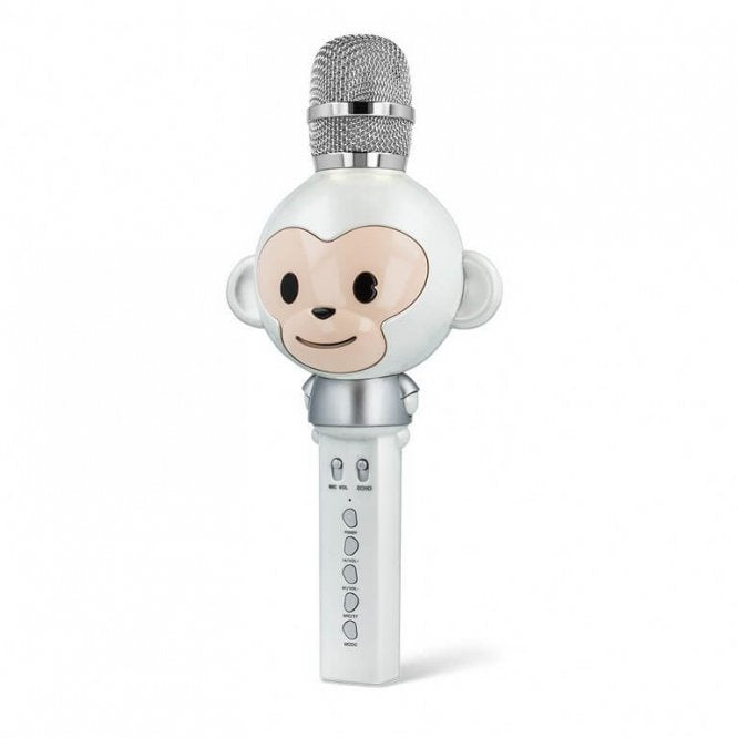 Mikrofon z Bluetooth zvočnikom MaXlife MX-100, bel