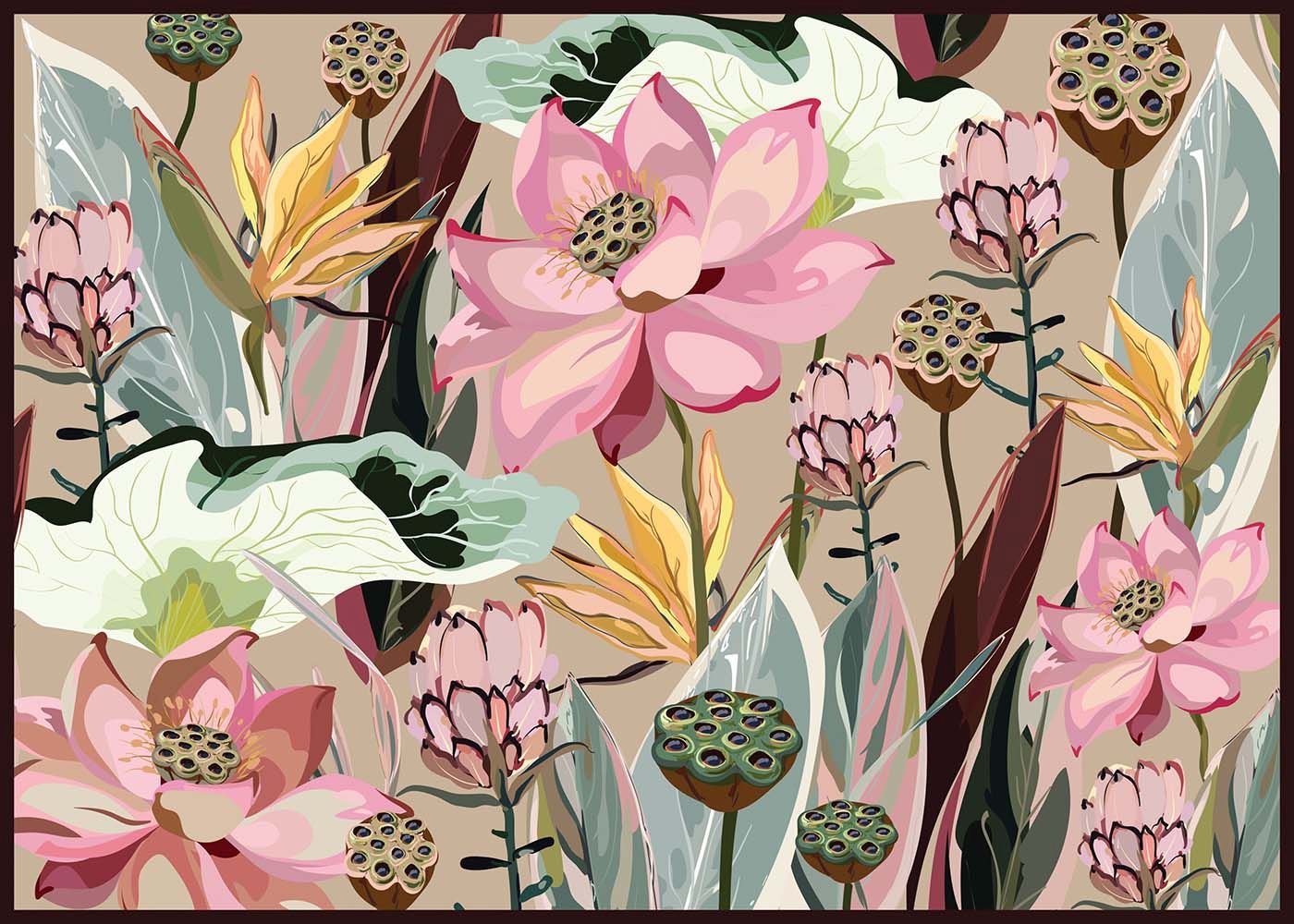 Puzzle Flowers 2, 1000 kosov
