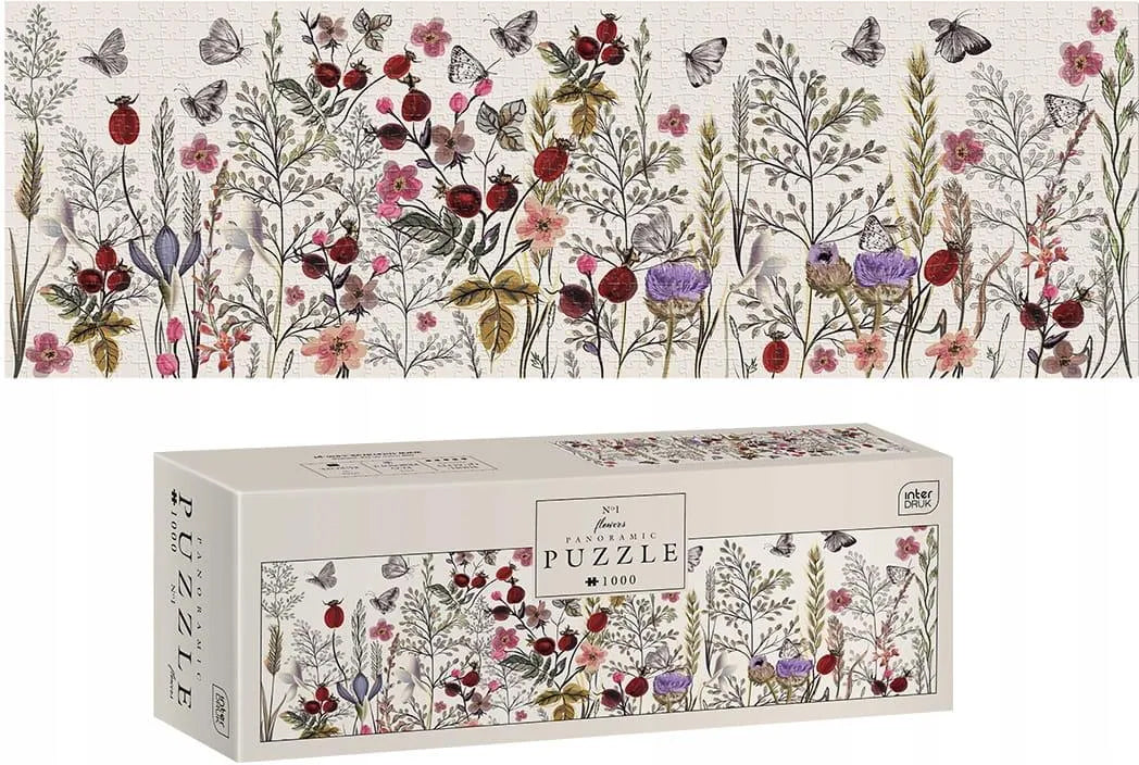 Puzzle Panoramic Flowers 1, 1000 kosov