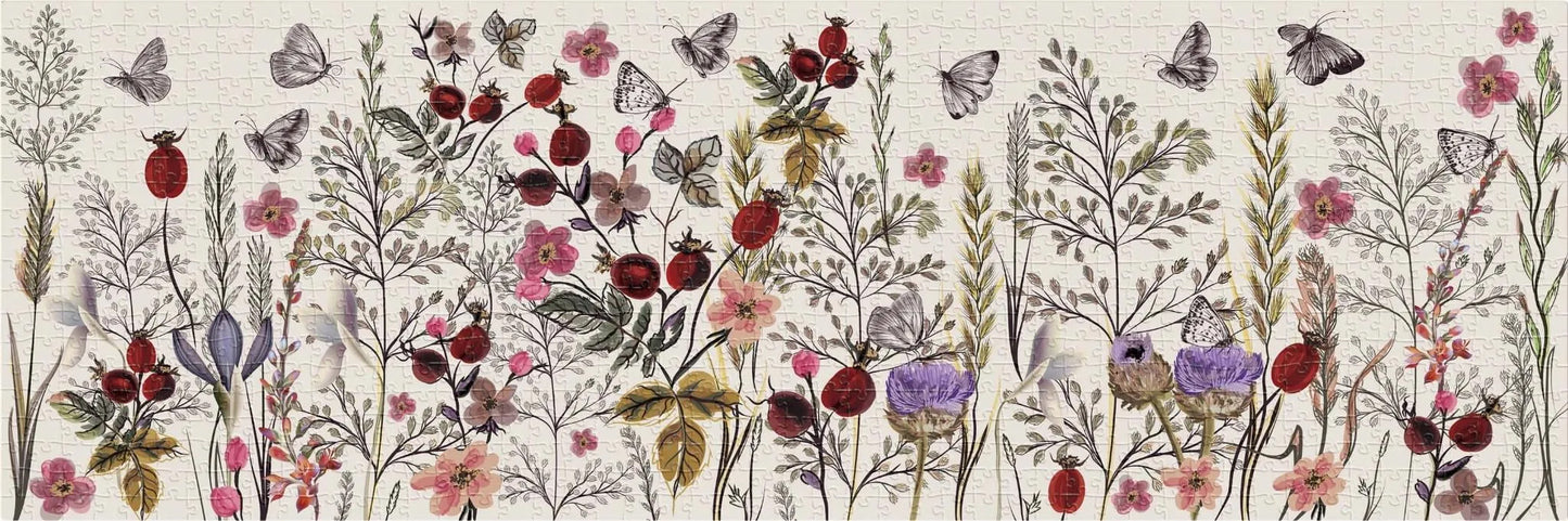 Puzzle Panoramic Flowers 1, 1000 kosov