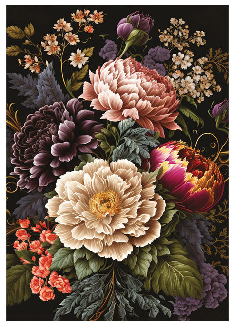 Puzzle Flowers 4, 500 kosov