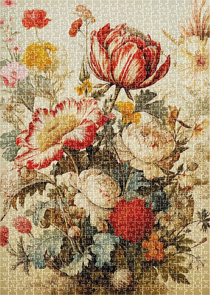 Puzzle Flowers 6, 1000 kosov