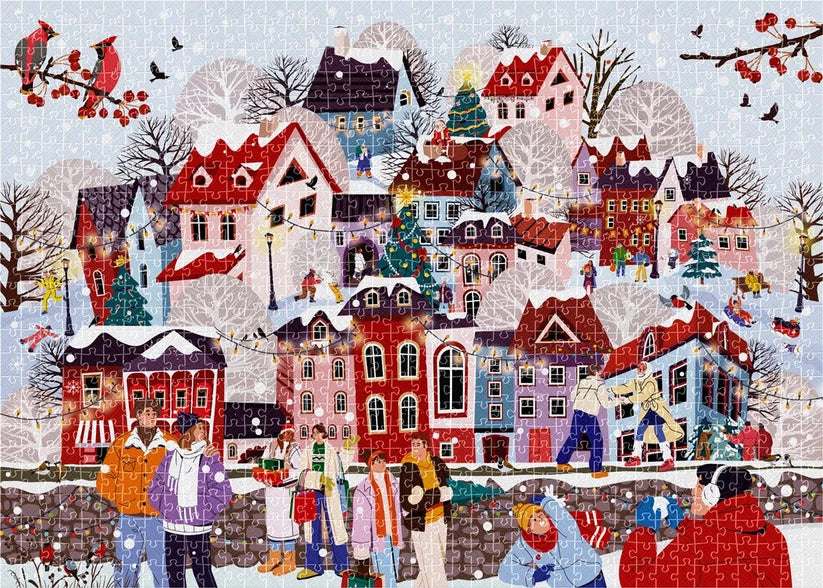 Sestavljanka Interdruk Winter Village, 1000 delov