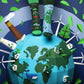 Nogavice Save the Planet, št. 39-42