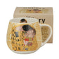 Skodelica Art Gallery, KLIMT KISS, bela
