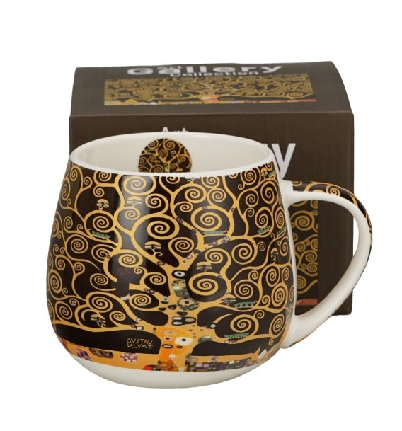 Skodelica Art Gallery, KLIMT TREE OF LIFE, rjava