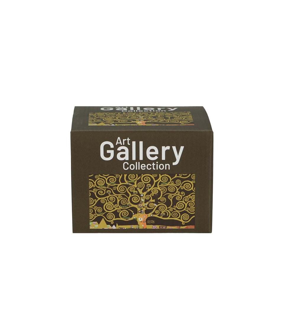 Skodelica Art Gallery, KLIMT TREE OF LIFE, rjava