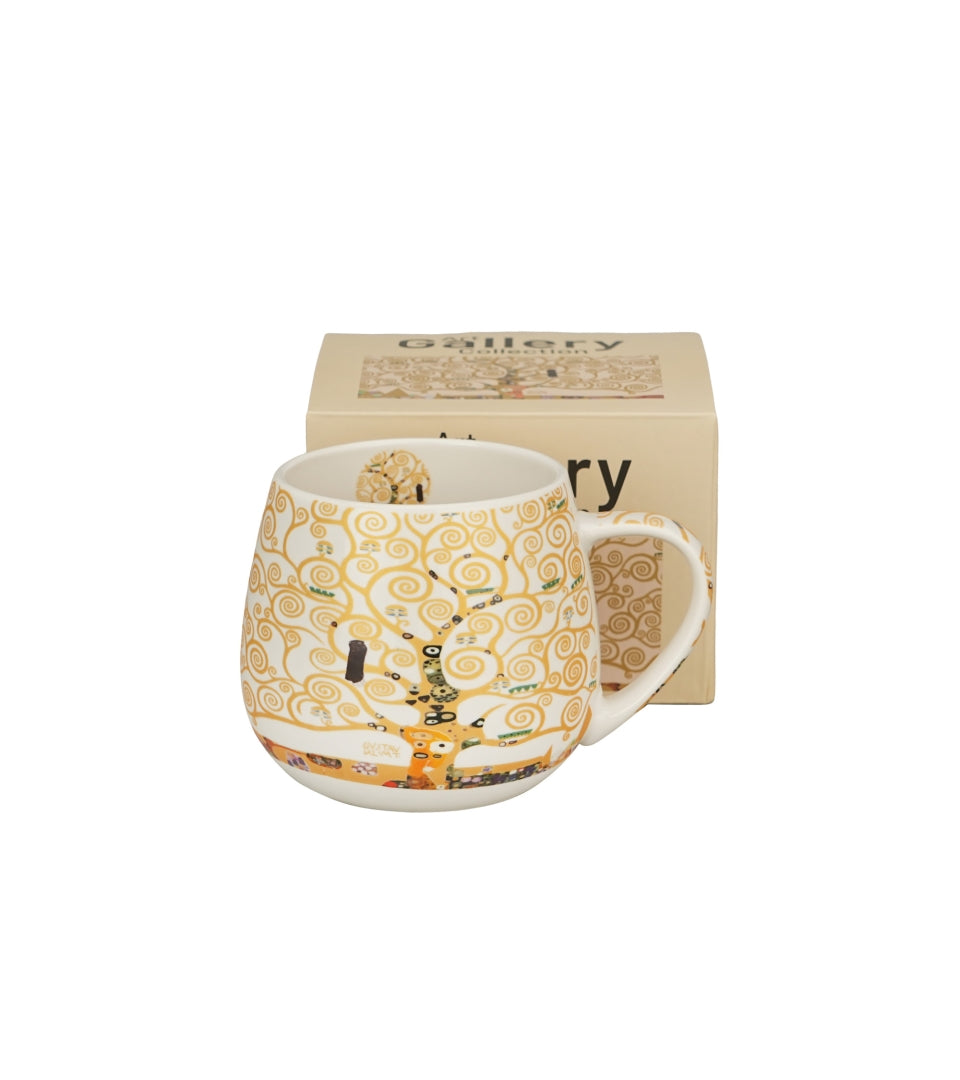 Skodelica Art Gallery, KLIMT TREE OF LIFE, bela