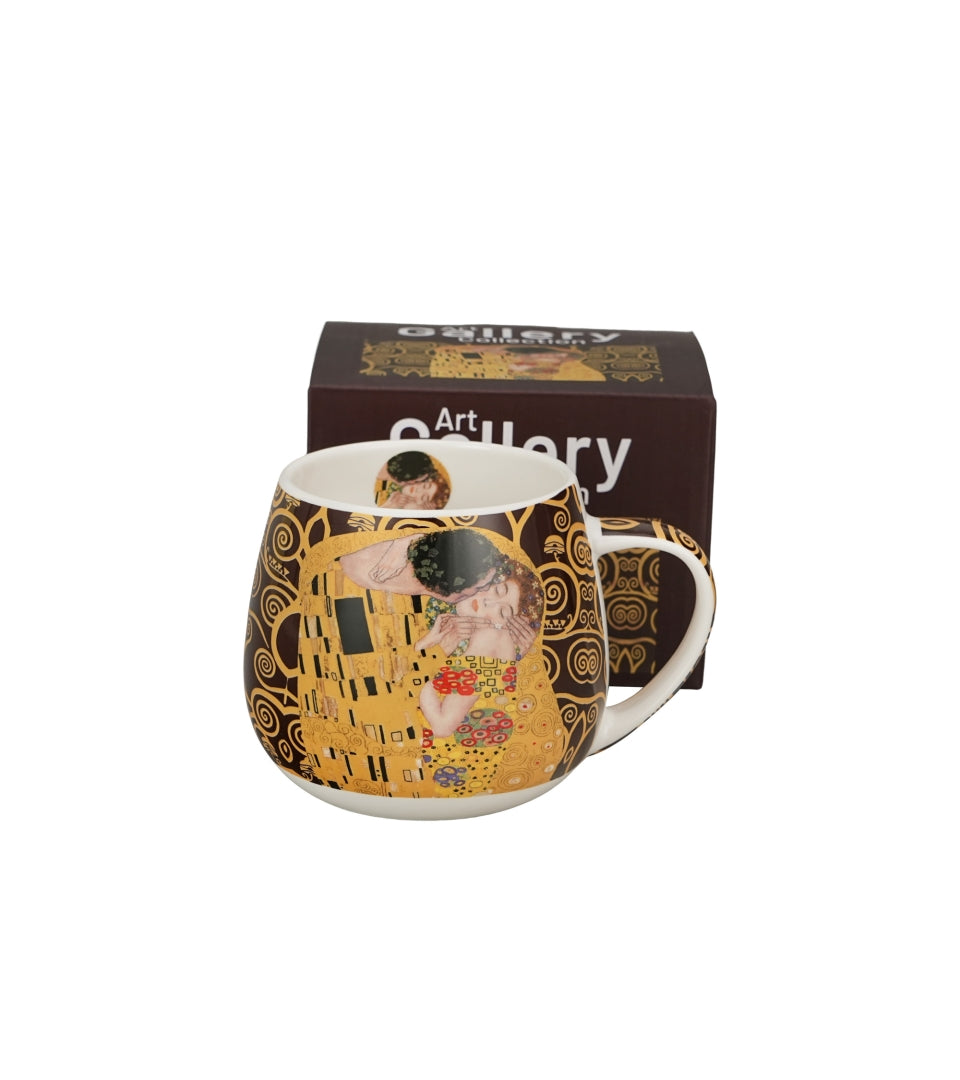 Skodelica Art Gallery, KLIMT KISS, rjava