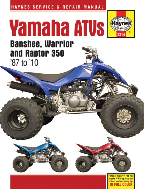 Yamaha Banshee, Warrior & Raptor 350 ATVs (87 - 10)