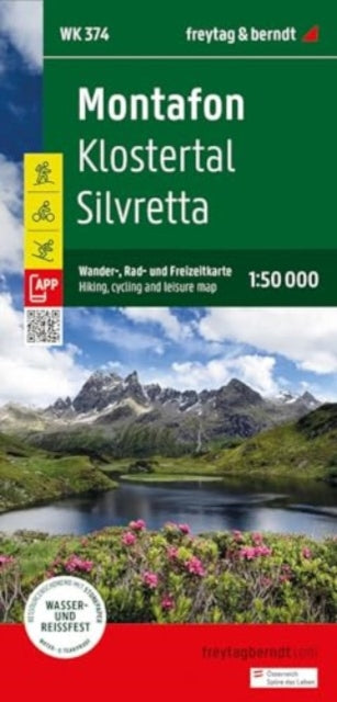 Montafon - Klostertal - Silvretta Hiking, Cycling & Leisure Map