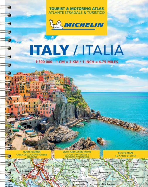 Italy - Tourist and Motoring Atlas (A4-Spiral)