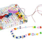 Set za ustvarjanje - perle s črkami in barvnimi kroglicami Moses