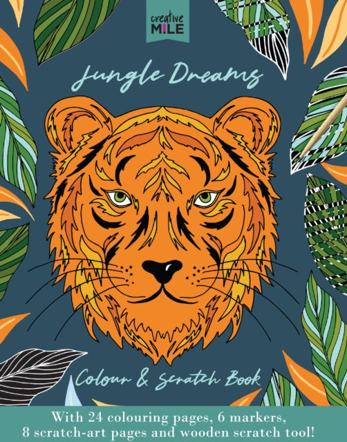 Jungle Dreams Colour and Scratch Book