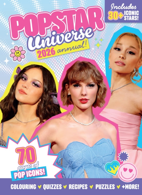 Popstar Universe Annual 2026 - The Perfect Book for Young Pop-Lovers and Taylor Swift Superfans Aged 5-12 Years, Packed with Colouring, Puzzles, Quizzes and More!