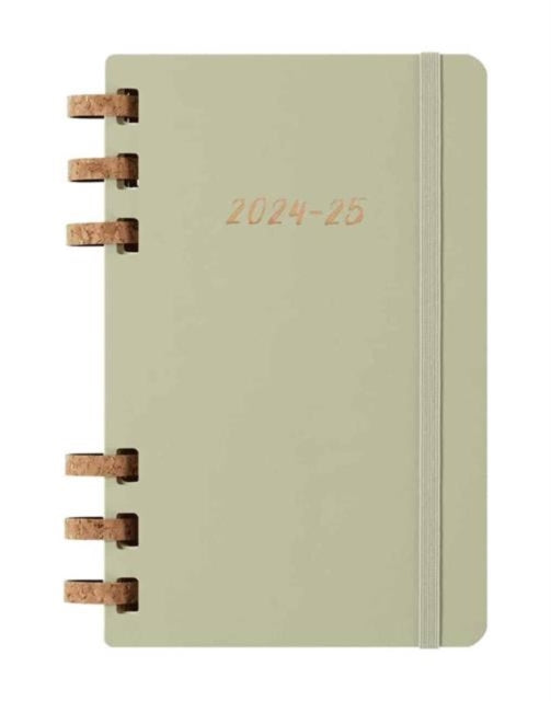 Moleskine 2025 12-Month Large Hardcover Academic Spiral Planner: Kiwi