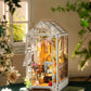 3D sestavljanka in držalo za knjige Book Nook, Garden House
